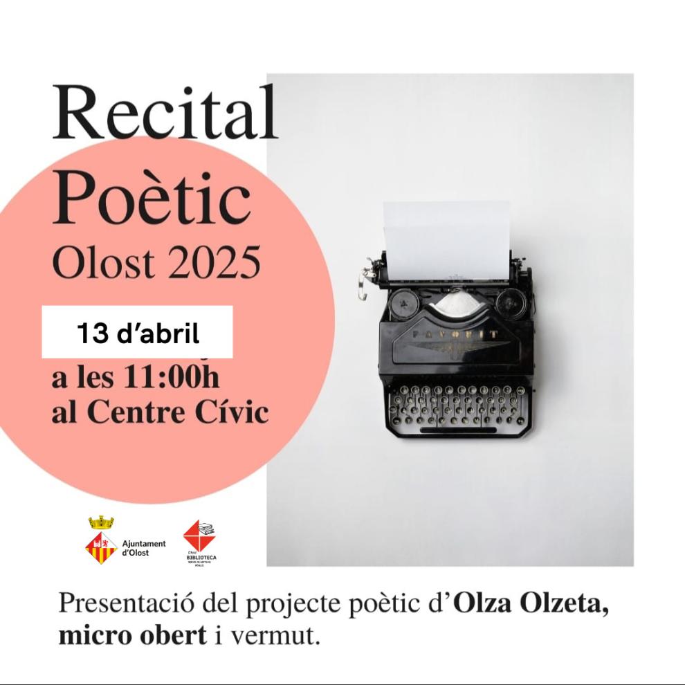 Recital poètic amb Olza Olzeta